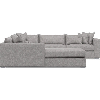 Helena 5-Piece Fabric Sectional by Bernhardt in stainless steel. Made from unique in a unique style.