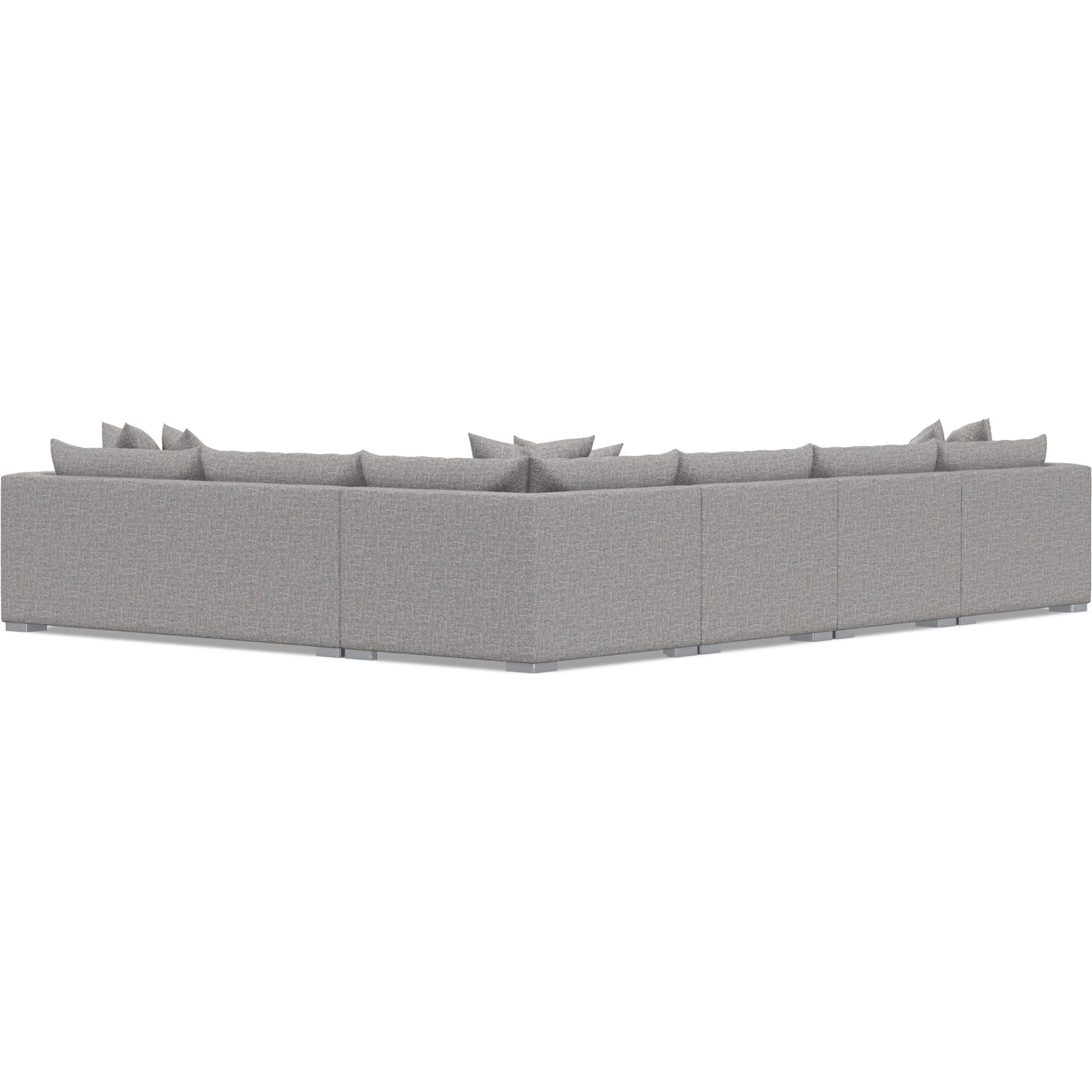 Helena 5-Piece Fabric Sectional by Bernhardt in stainless steel. Made from unique in a unique style.