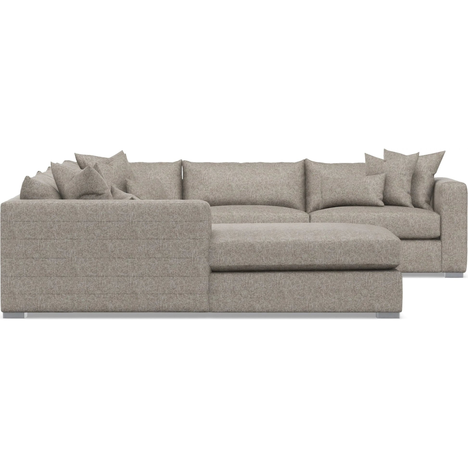 Helena 5-Piece Fabric Sectional by Bernhardt in stainless steel. Made from unique in a unique style.