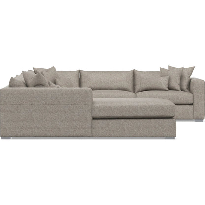 Helena 5-Piece Fabric Sectional by Bernhardt in stainless steel. Made from unique in a unique style.