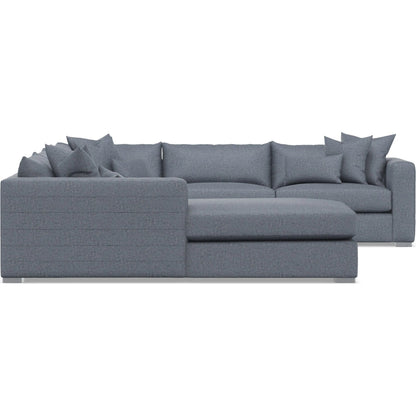 Helena 5-Piece Fabric Sectional by Bernhardt in stainless steel. Made from unique in a unique style.