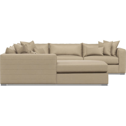 Helena 5-Piece Fabric Sectional by Bernhardt in stainless steel. Made from unique in a unique style.