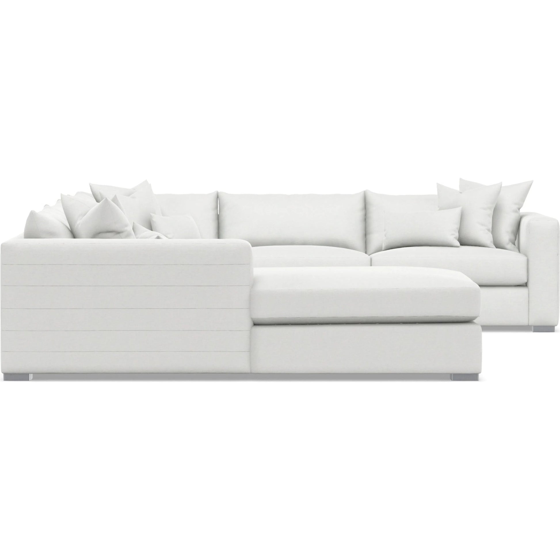 Helena 5-Piece Fabric Sectional by Bernhardt in stainless steel. Made from unique in a unique style.