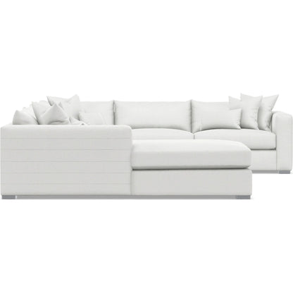 Helena 5-Piece Fabric Sectional by Bernhardt in stainless steel. Made from unique in a unique style.