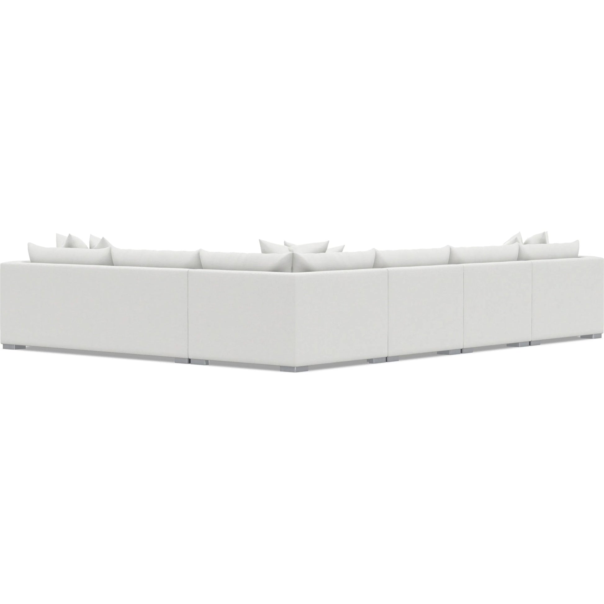 Helena 5-Piece Fabric Sectional by Bernhardt in stainless steel. Made from unique in a unique style.
