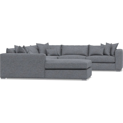 Helena 5-Piece Fabric Sectional by Bernhardt in stainless steel. Made from unique in a unique style.