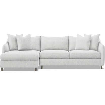 Joli 2-Piece Fabric Sectional by Bernhardt in wdf, 789 portobello. Made from unique in a unique style.