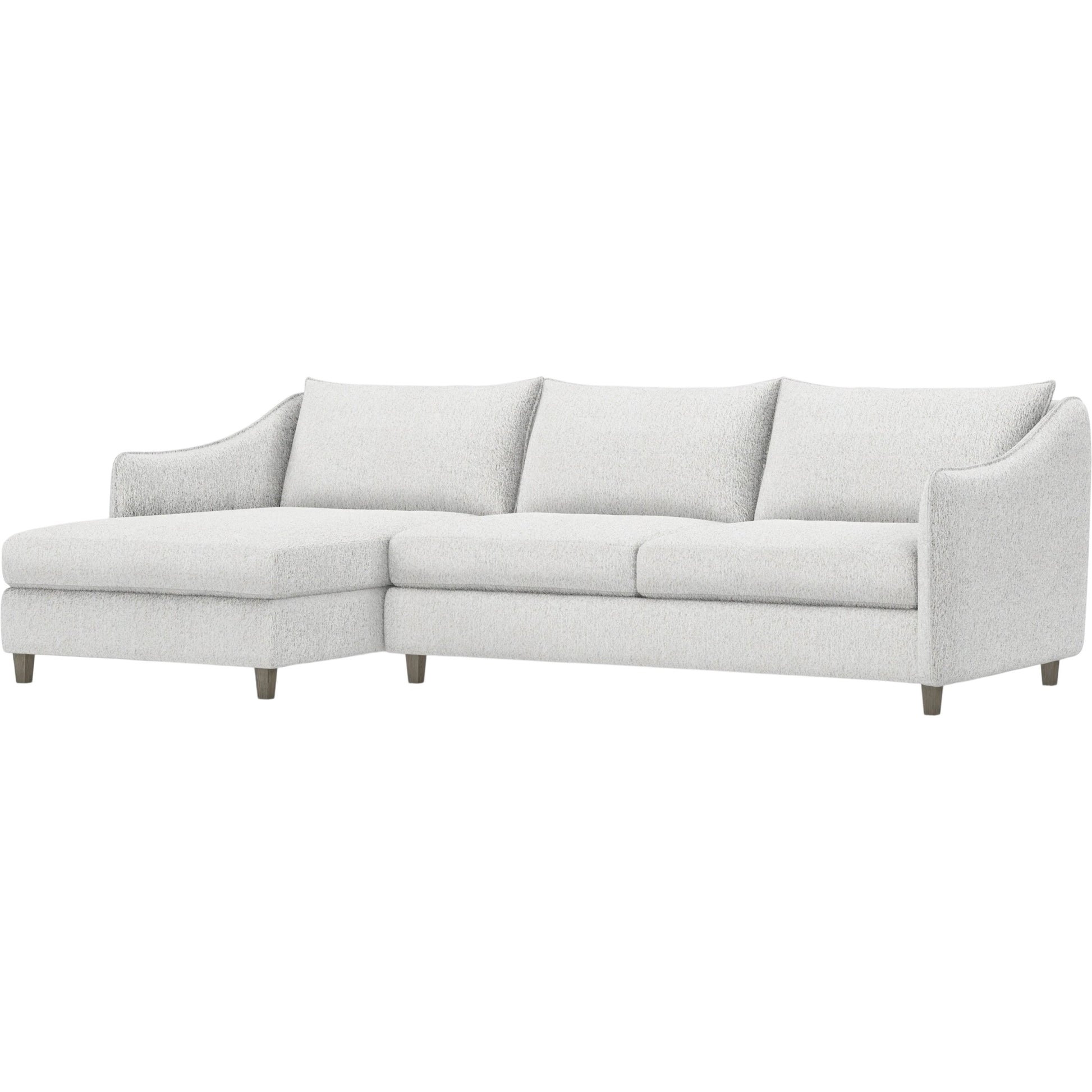 Joli 2-Piece Fabric Sectional by Bernhardt in wdf, 789 portobello. Made from unique in a unique style.
