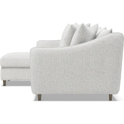 Joli 2-Piece Fabric Sectional by Bernhardt in wdf, 789 portobello. Made from unique in a unique style.