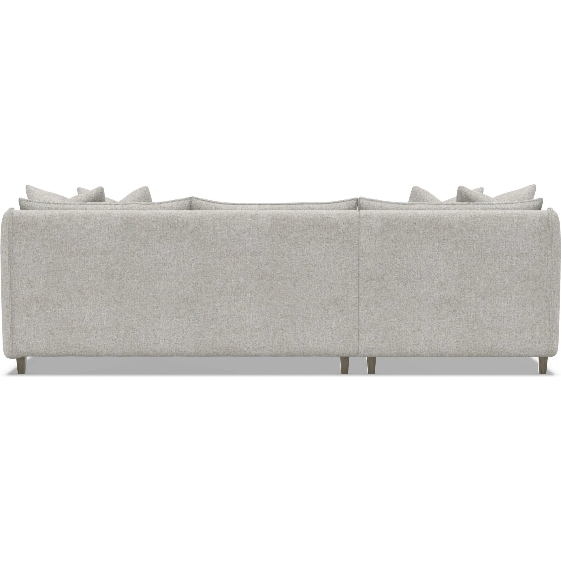 Joli 2-Piece Fabric Sectional by Bernhardt in wdf, 789 portobello. Made from unique in a unique style.
