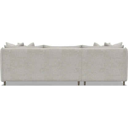 Joli 2-Piece Fabric Sectional by Bernhardt in wdf, 789 portobello. Made from unique in a unique style.