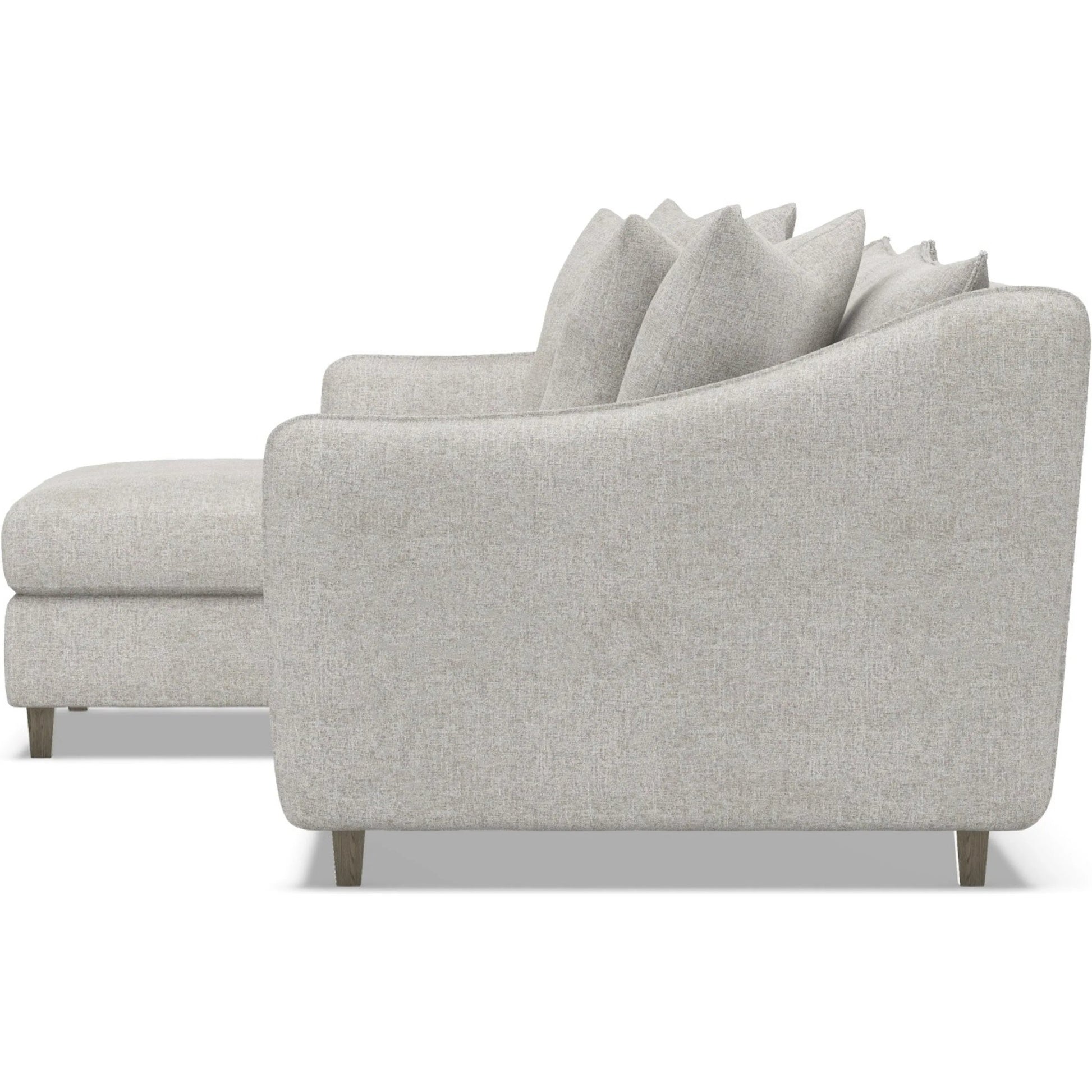 Joli 2-Piece Fabric Sectional by Bernhardt in wdf, 789 portobello. Made from unique in a unique style.
