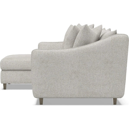 Joli 2-Piece Fabric Sectional by Bernhardt in wdf, 789 portobello. Made from unique in a unique style.