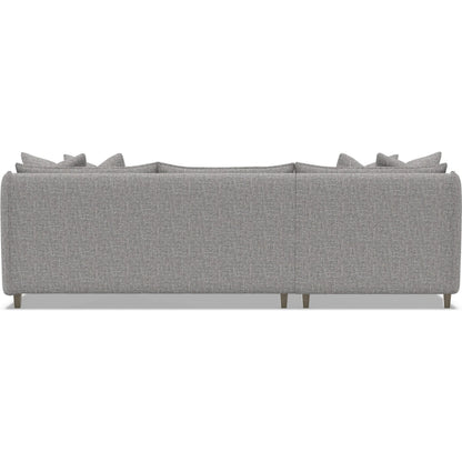 Joli 2-Piece Fabric Sectional by Bernhardt in wdf, 789 portobello. Made from unique in a unique style.