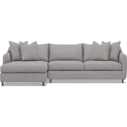 Joli 2-Piece Fabric Sectional by Bernhardt in wdf, 789 portobello. Made from unique in a unique style.