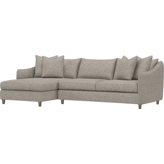 Joli 2-Piece Fabric Sectional by Bernhardt in wdf, 789 portobello. Made from unique in a unique style.