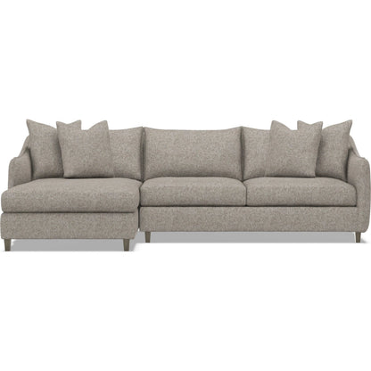 Joli 2-Piece Fabric Sectional by Bernhardt in wdf, 789 portobello. Made from unique in a unique style.