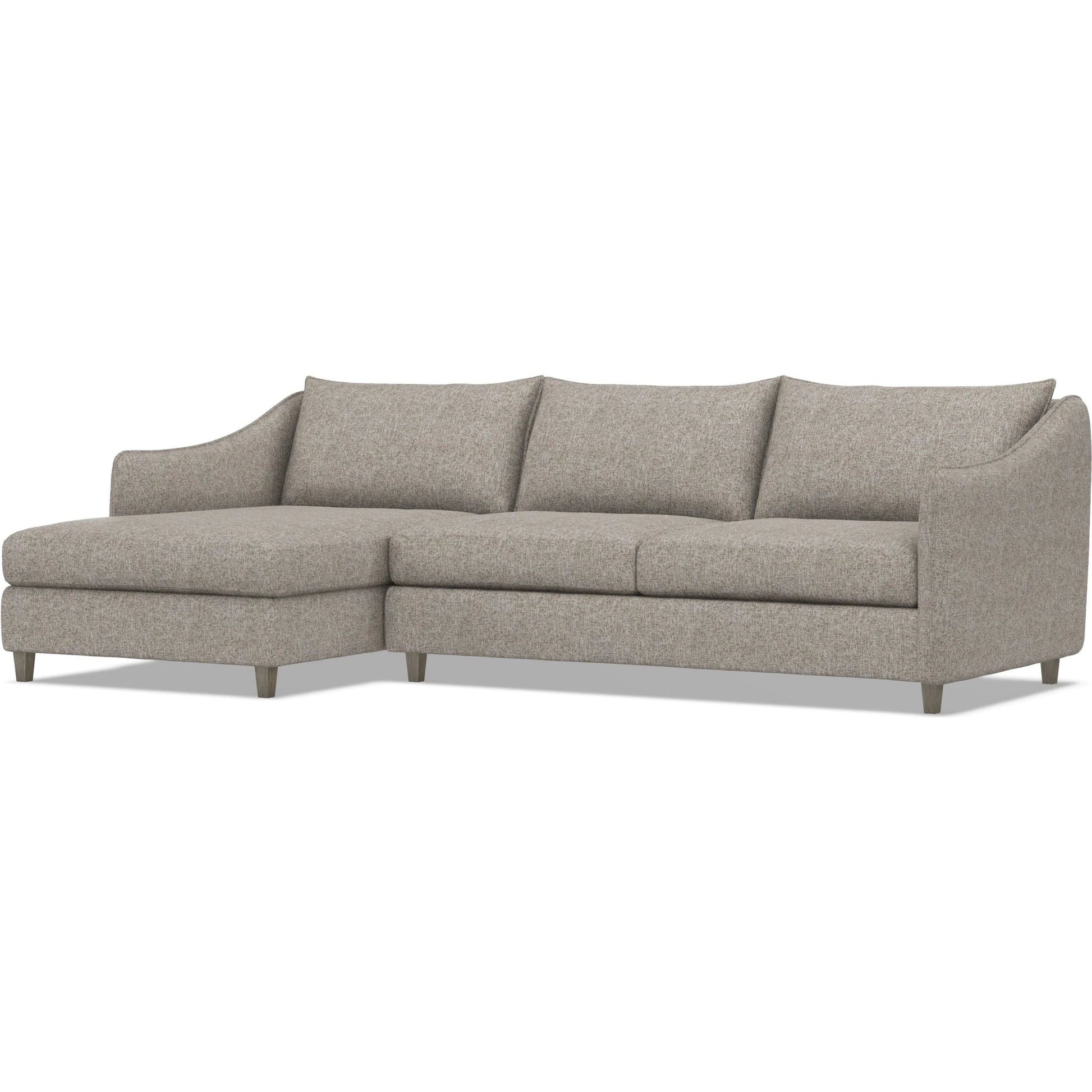 Joli 2-Piece Fabric Sectional by Bernhardt in wdf, 789 portobello. Made from unique in a unique style.