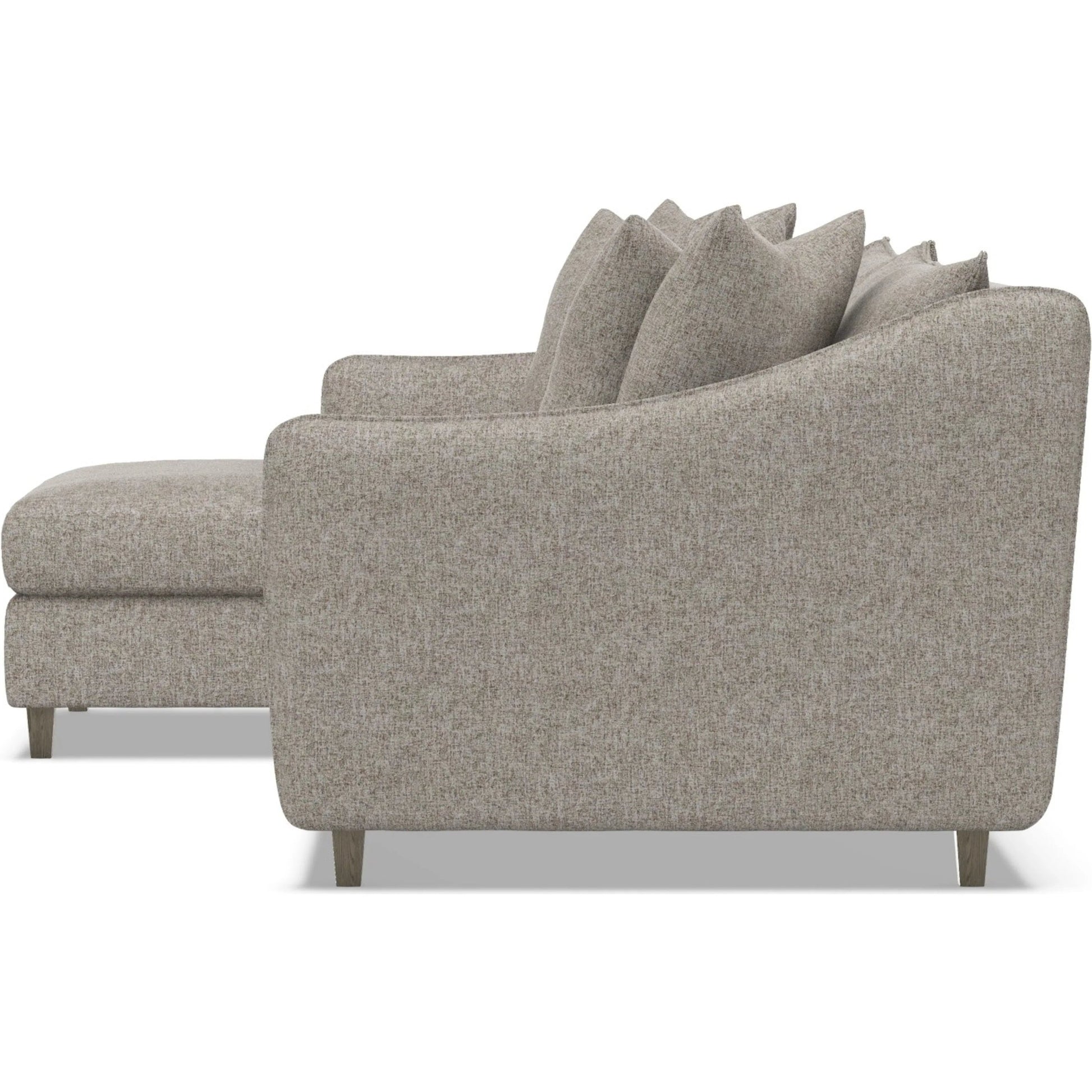 Joli 2-Piece Fabric Sectional by Bernhardt in wdf, 789 portobello. Made from unique in a unique style.
