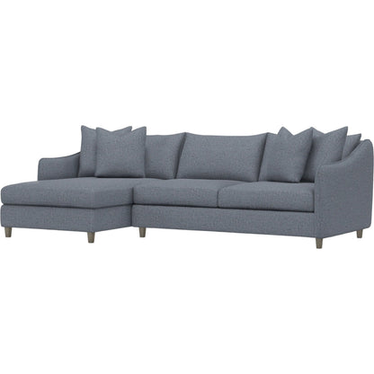 Joli 2-Piece Fabric Sectional by Bernhardt in wdf, 789 portobello. Made from unique in a unique style.