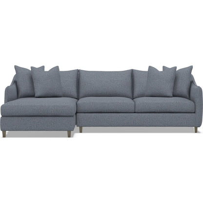 Joli 2-Piece Fabric Sectional by Bernhardt in wdf, 789 portobello. Made from unique in a unique style.