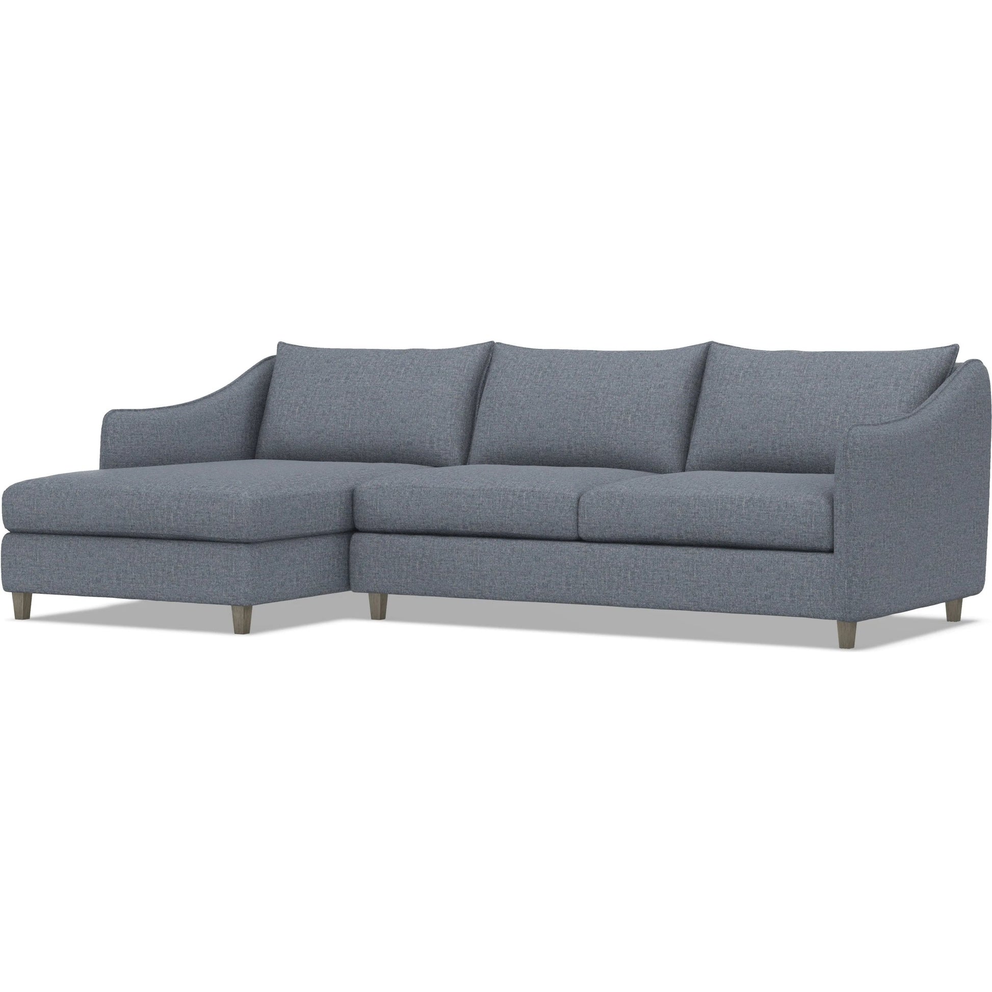 Joli 2-Piece Fabric Sectional by Bernhardt in wdf, 789 portobello. Made from unique in a unique style.