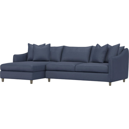 Joli 2-Piece Fabric Sectional by Bernhardt in wdf, 789 portobello. Made from unique in a unique style.