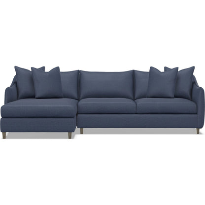 Joli 2-Piece Fabric Sectional by Bernhardt in wdf, 789 portobello. Made from unique in a unique style.