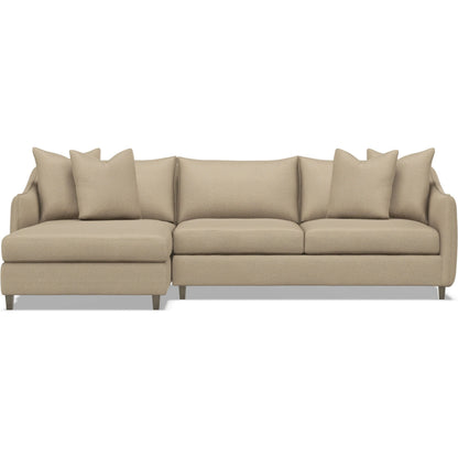 Joli 2-Piece Fabric Sectional by Bernhardt in wdf, 789 portobello. Made from unique in a unique style.