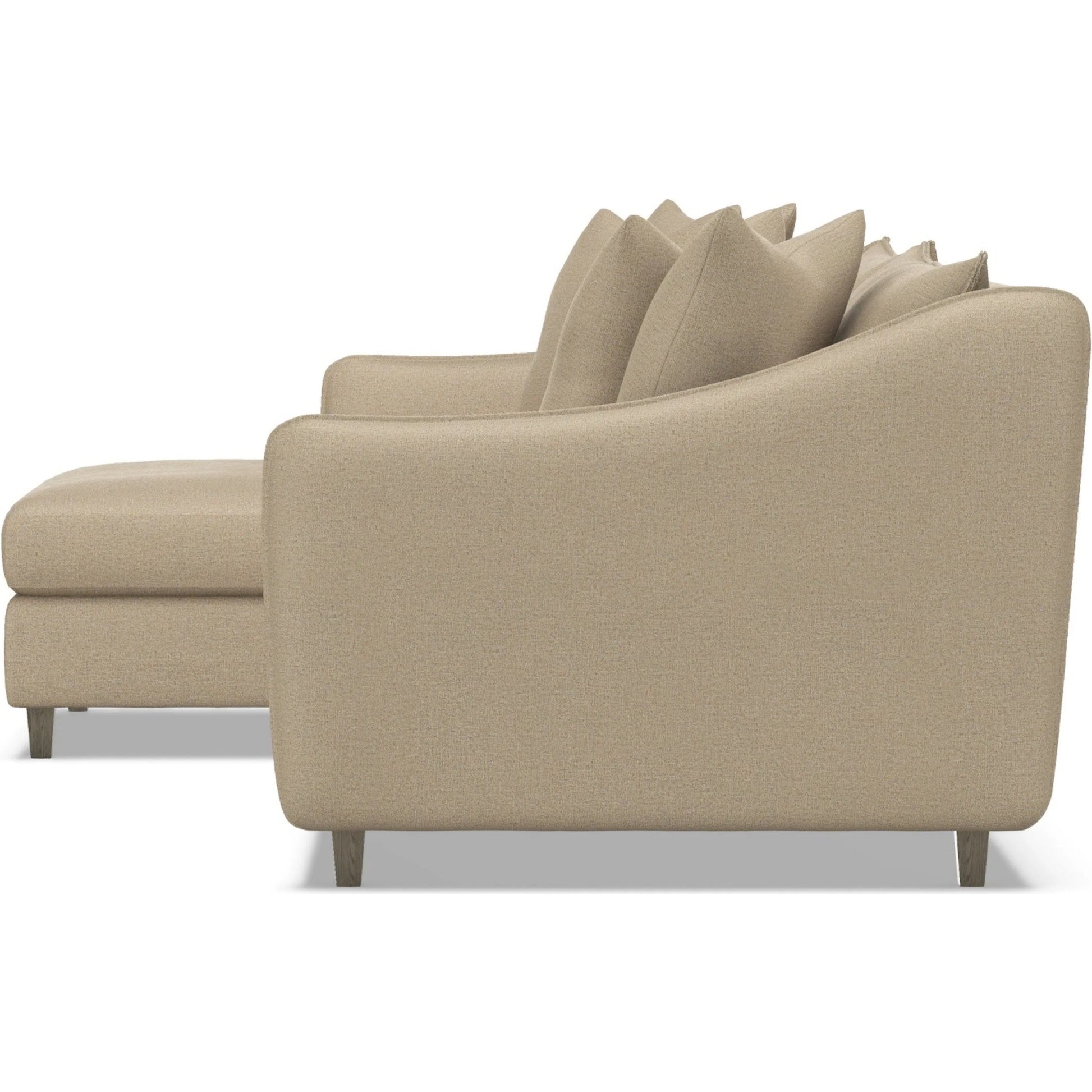 Joli 2-Piece Fabric Sectional by Bernhardt in wdf, 789 portobello. Made from unique in a unique style.