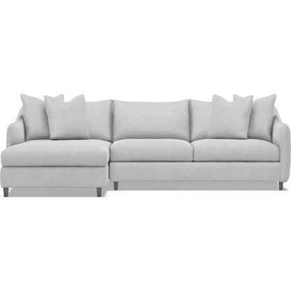 Joli 2-Piece Fabric Sectional by Bernhardt in wdf, 789 portobello. Made from unique in a unique style.