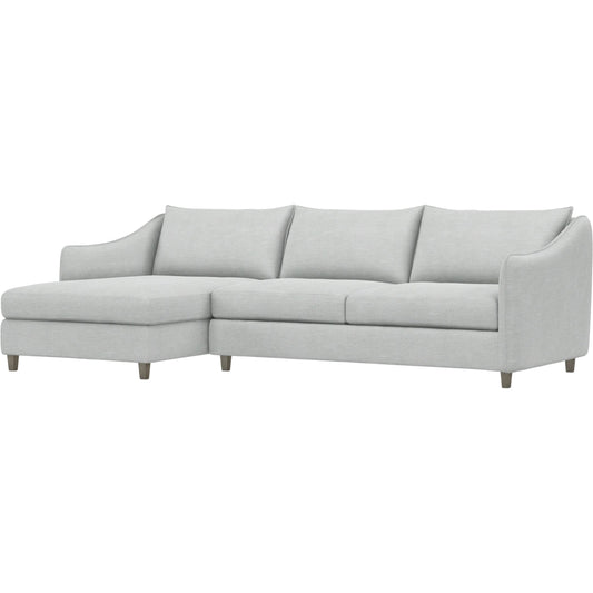 Joli 2-Piece Fabric Sectional by Bernhardt in wdf, 789 portobello. Made from unique in a unique style.