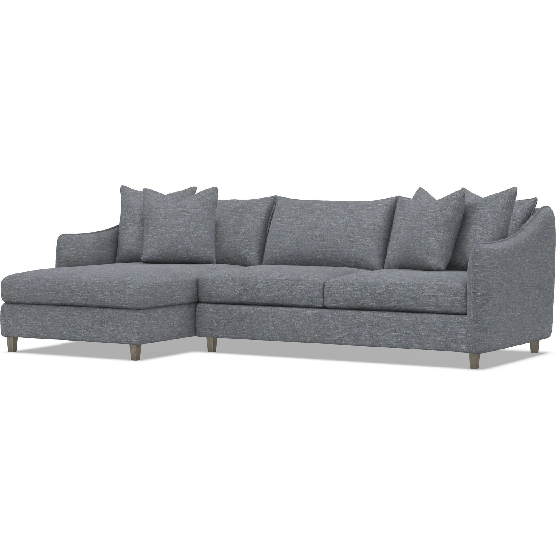 Joli 2-Piece Fabric Sectional by Bernhardt in wdf, 789 portobello. Made from unique in a unique style.