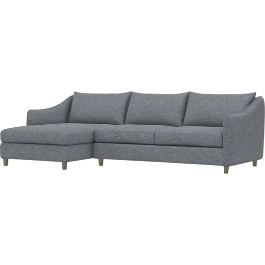 Joli 2-Piece Fabric Sectional by Bernhardt in wdf, 789 portobello. Made from unique in a unique style.