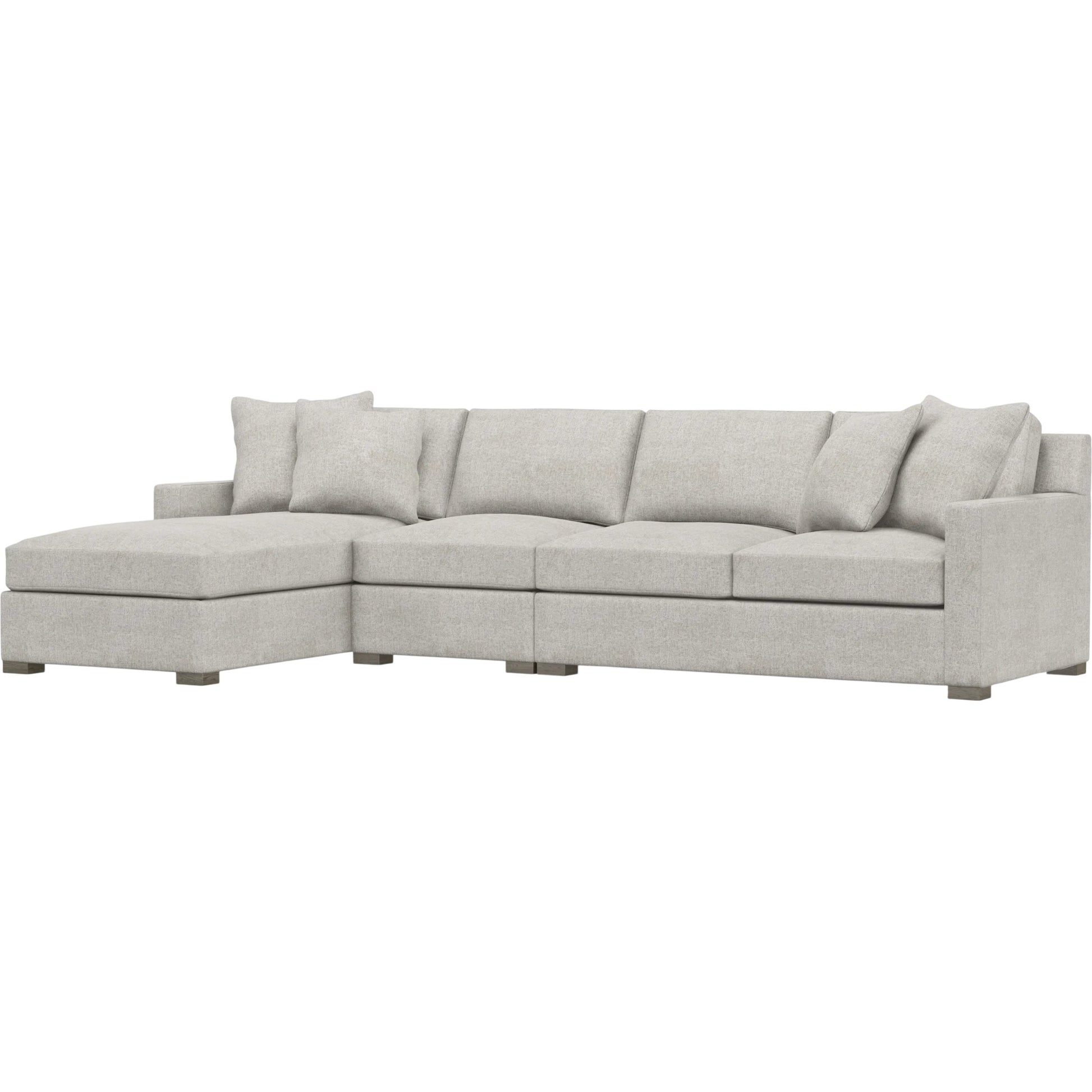 Kelsey 3-Piece Fabric Sectional by Bernhardt in wdf, 789 portobello. Made from unique in a unique style.