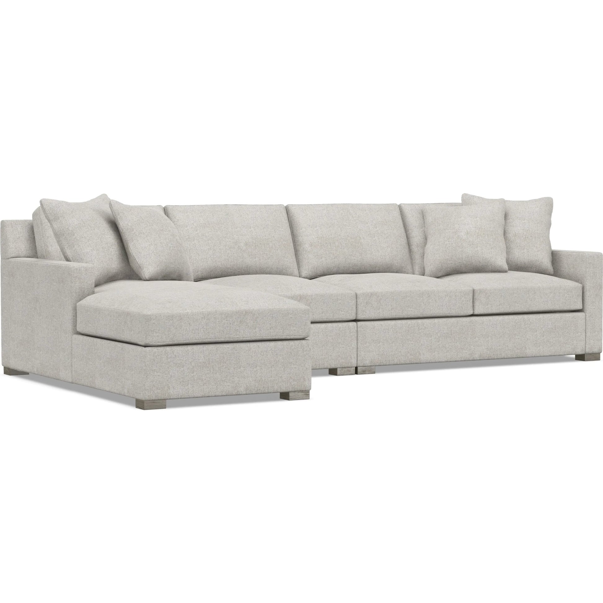 Kelsey 3-Piece Fabric Sectional by Bernhardt in wdf, 789 portobello. Made from unique in a unique style.