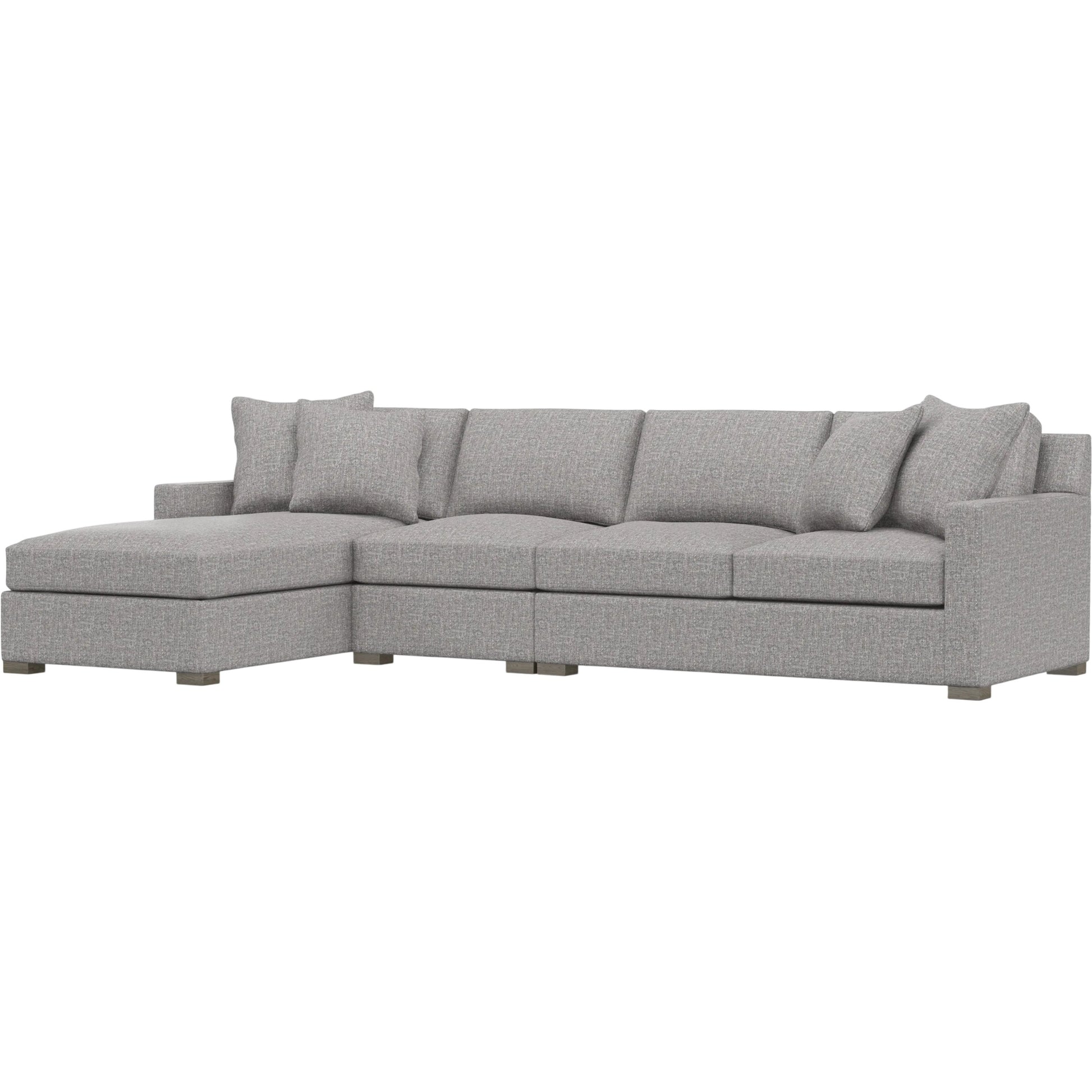 Kelsey 3-Piece Fabric Sectional by Bernhardt in wdf, 789 portobello. Made from unique in a unique style.