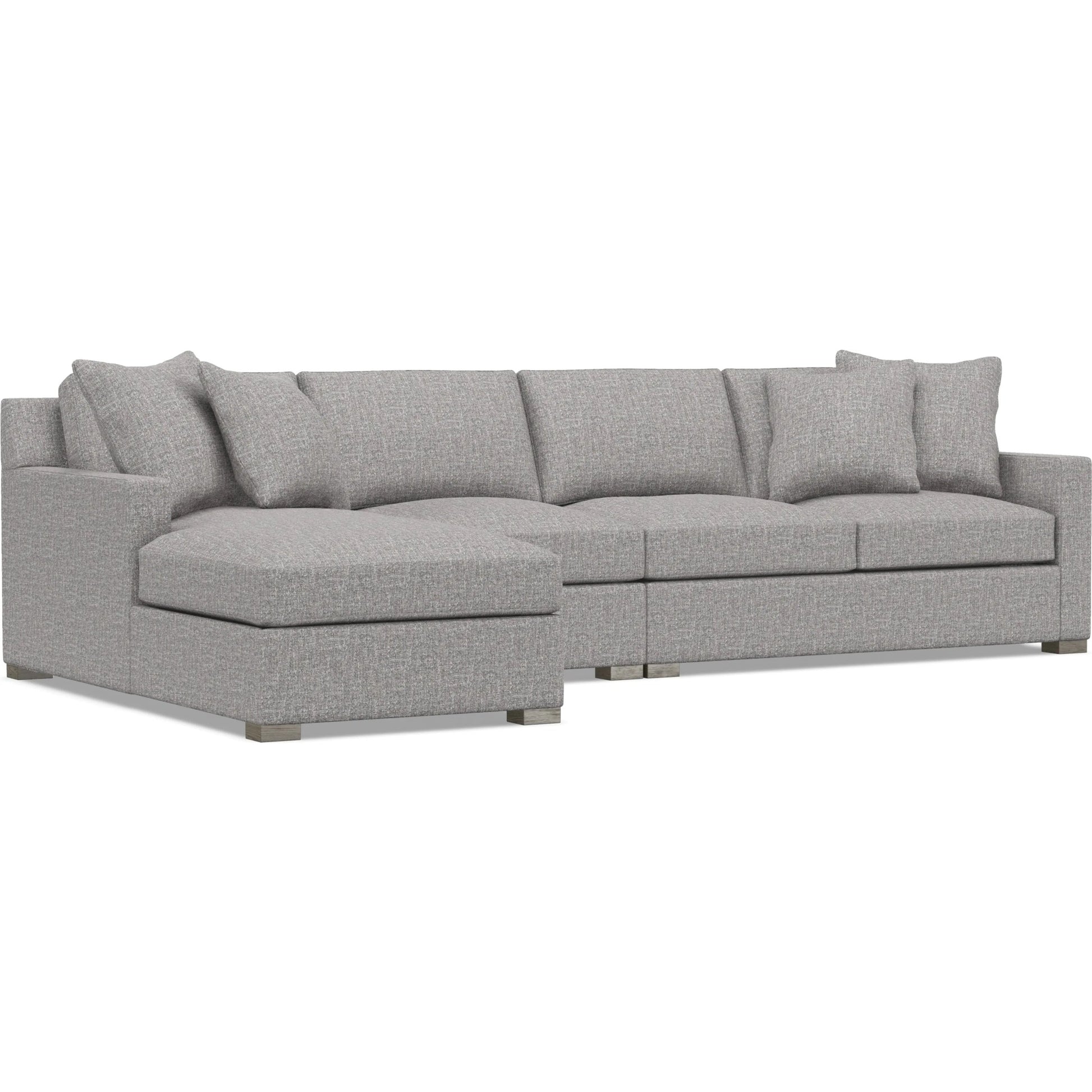Kelsey 3-Piece Fabric Sectional by Bernhardt in wdf, 789 portobello. Made from unique in a unique style.