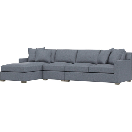 Kelsey 3-Piece Fabric Sectional by Bernhardt in wdf, 789 portobello. Made from unique in a unique style.