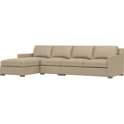 Kelsey 3-Piece Fabric Sectional by Bernhardt in wdf, 789 portobello. Made from unique in a unique style.