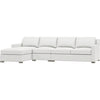 White Chenille / Left Hand Facing