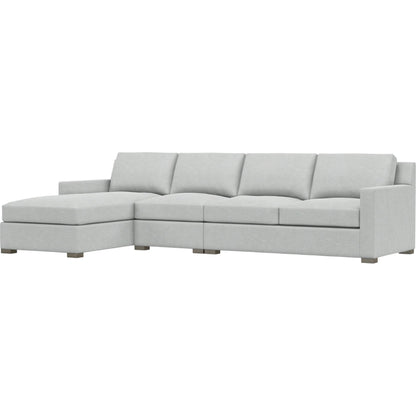 Kelsey 3-Piece Fabric Sectional by Bernhardt in wdf, 789 portobello. Made from unique in a unique style.