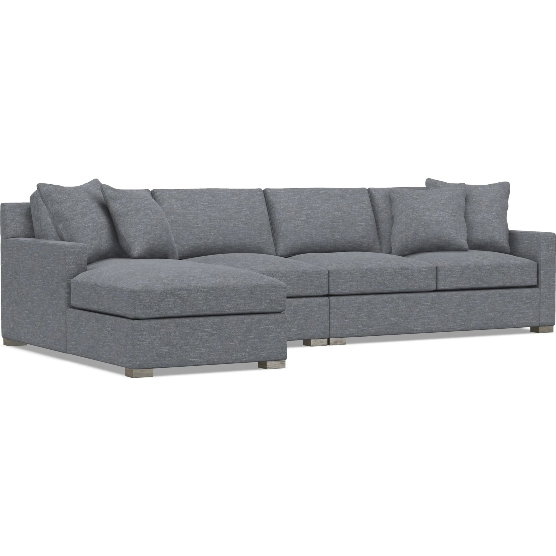Kelsey 3-Piece Fabric Sectional by Bernhardt in wdf, 789 portobello. Made from unique in a unique style.