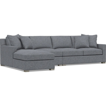 Kelsey 3-Piece Fabric Sectional by Bernhardt in wdf, 789 portobello. Made from unique in a unique style.