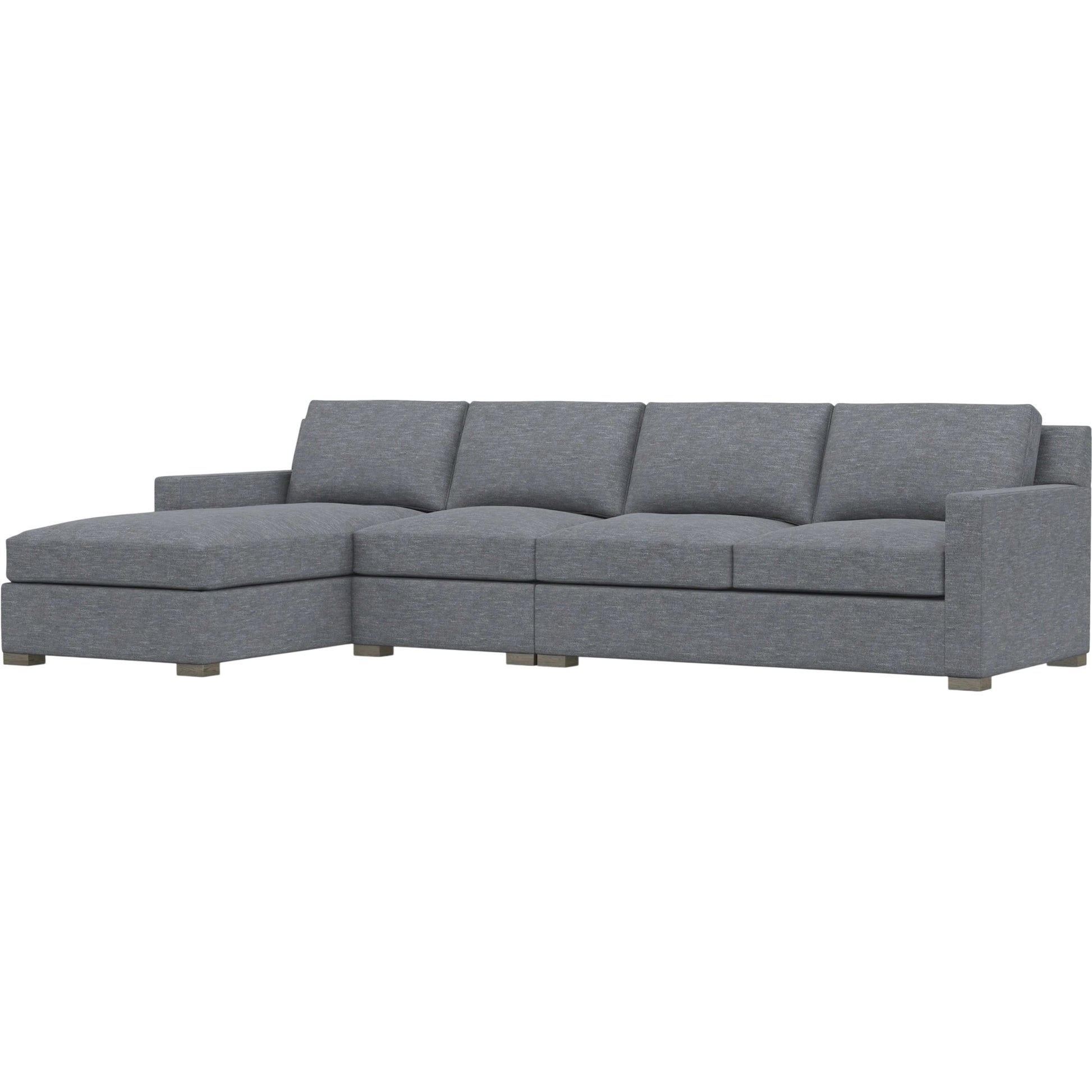 Kelsey 3-Piece Fabric Sectional by Bernhardt in wdf, 789 portobello. Made from unique in a unique style.