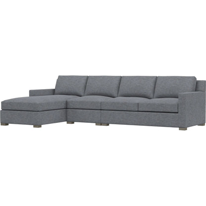 Kelsey 3-Piece Fabric Sectional by Bernhardt in wdf, 789 portobello. Made from unique in a unique style.