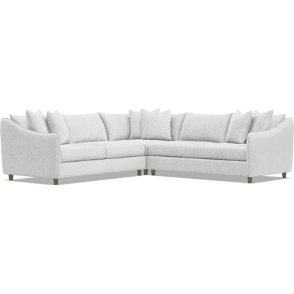 Joli 3-Piece Fabric Sectional by Bernhardt in wdf, 789 portobello. Made from unique in a unique style.