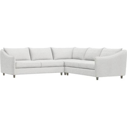 Joli 3-Piece Fabric Sectional by Bernhardt in wdf, 789 portobello. Made from unique in a unique style.