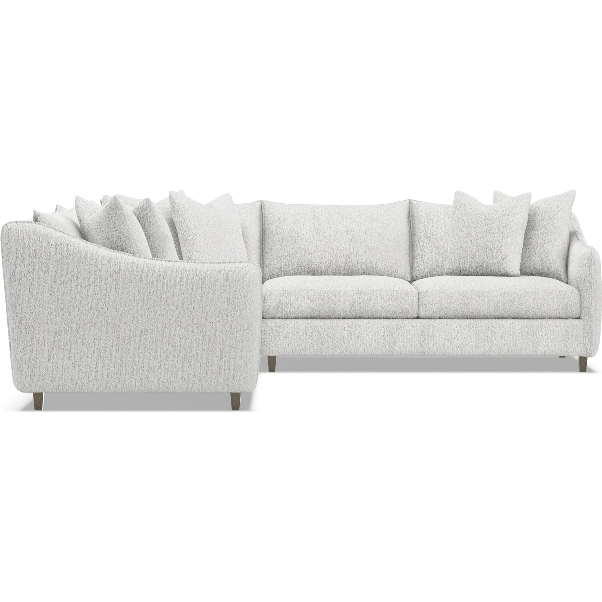 Joli 3-Piece Fabric Sectional by Bernhardt in wdf, 789 portobello. Made from unique in a unique style.