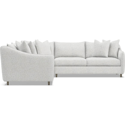 Joli 3-Piece Fabric Sectional by Bernhardt in wdf, 789 portobello. Made from unique in a unique style.